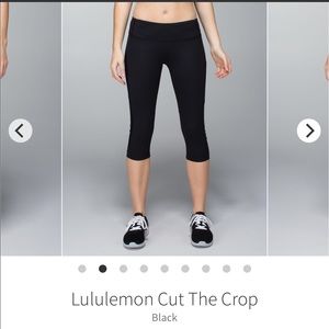 Lululemon cut the crop legging